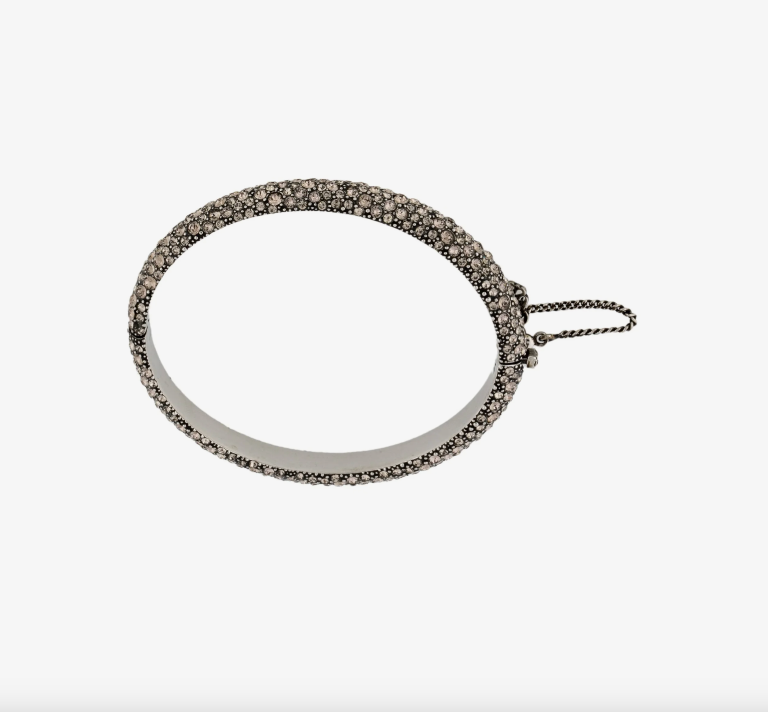 6909 - Alexander McQueen Strass Crystal Bangle Bracelet