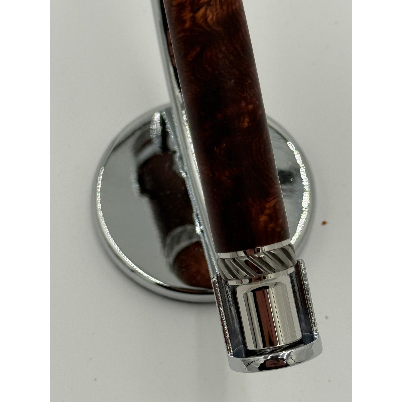Honduran Rosewood Burl Rollerball Pen, Unique Handmade Pen