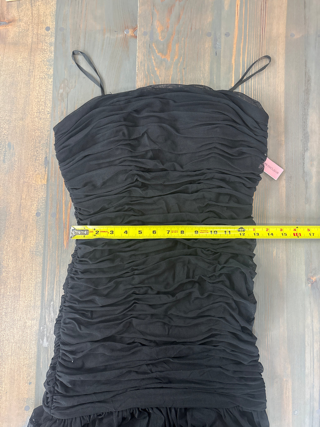 Aqua Long Stretch Mesh Strapless Gown - Size 8 - NWT