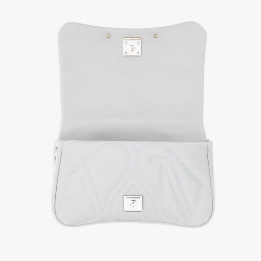 Alexander McQueen Blue Leather Small Seal Shoulder Bag - NWT