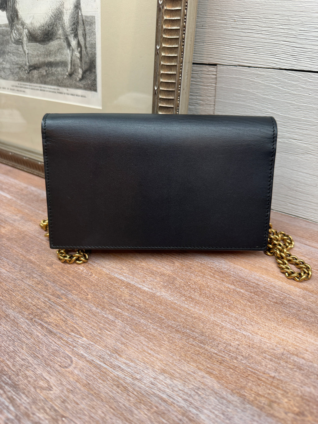 Gucci GG Marmont Pearl Wallet on Chain
