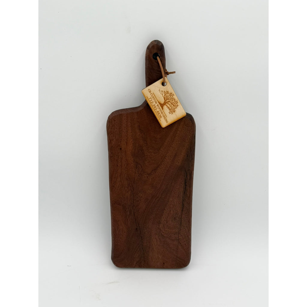 Walnut Charcuterie Board With Rich Grain Beauty, 15 x 5.5 x 1 inches, decorative serving tray, functional cutting board, handmade kitchen, o