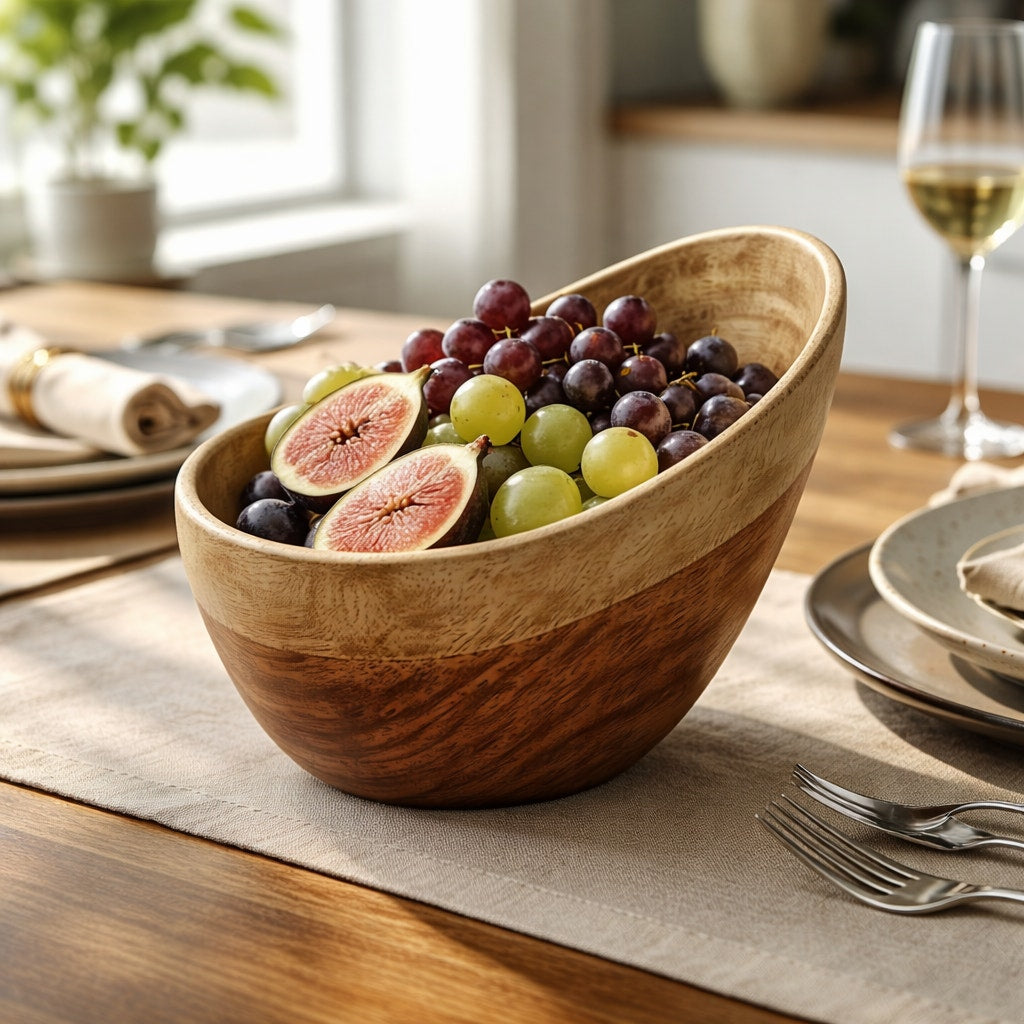 Live Edge Honey Locust Hand Turned Bowl
