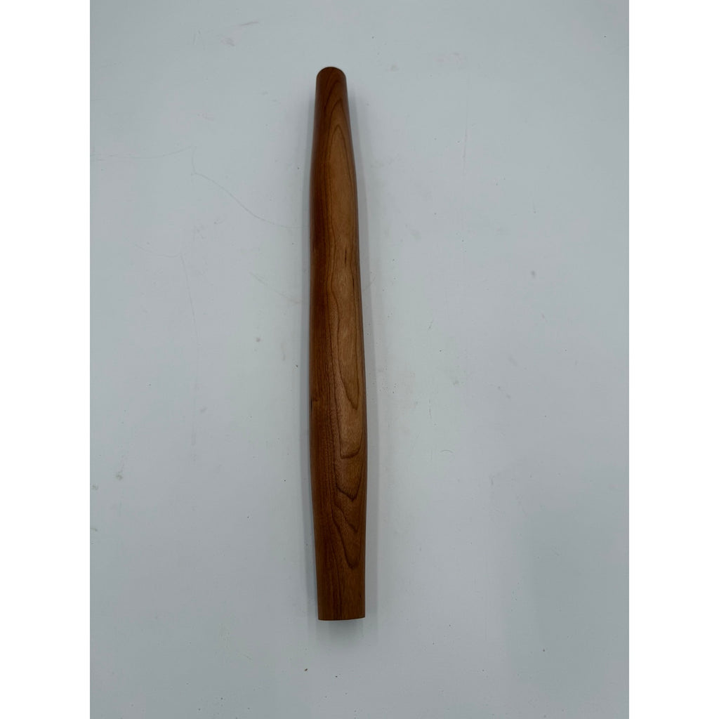 Hand Turned French Rolling Pin for Bakers, 18–20 inch length, tapered ends, smooth finish, quality hardwood, dough and pastry tool