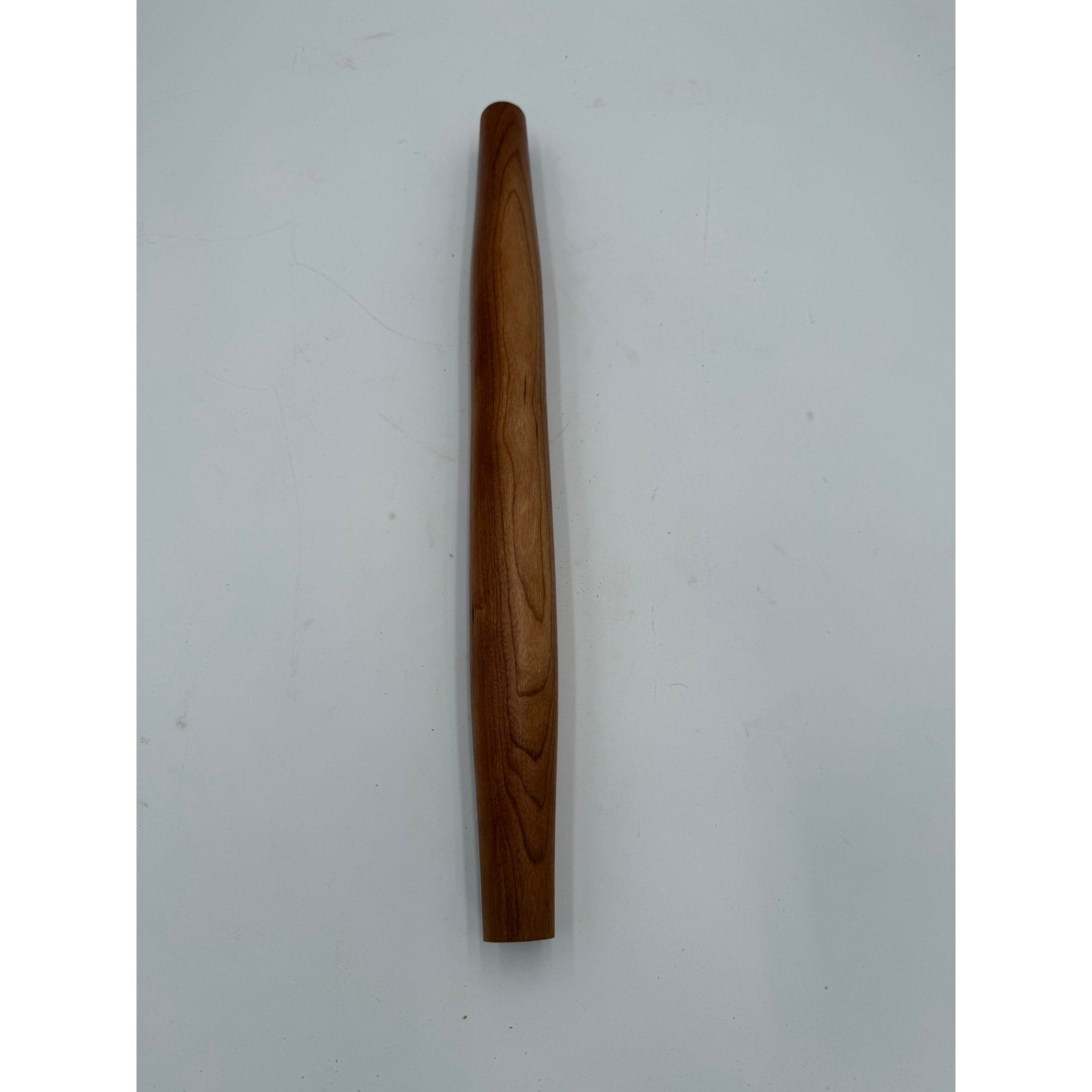 Hand Turned French Rolling Pin for Bakers, 18–20 inch length, tapered ends, smooth finish, quality hardwood, dough and pastry tool
