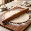 Hand Turned French Rolling Pin for Bakers, 18–20 inch length, tapered ends, smooth finish, quality hardwood, dough and pastry tool