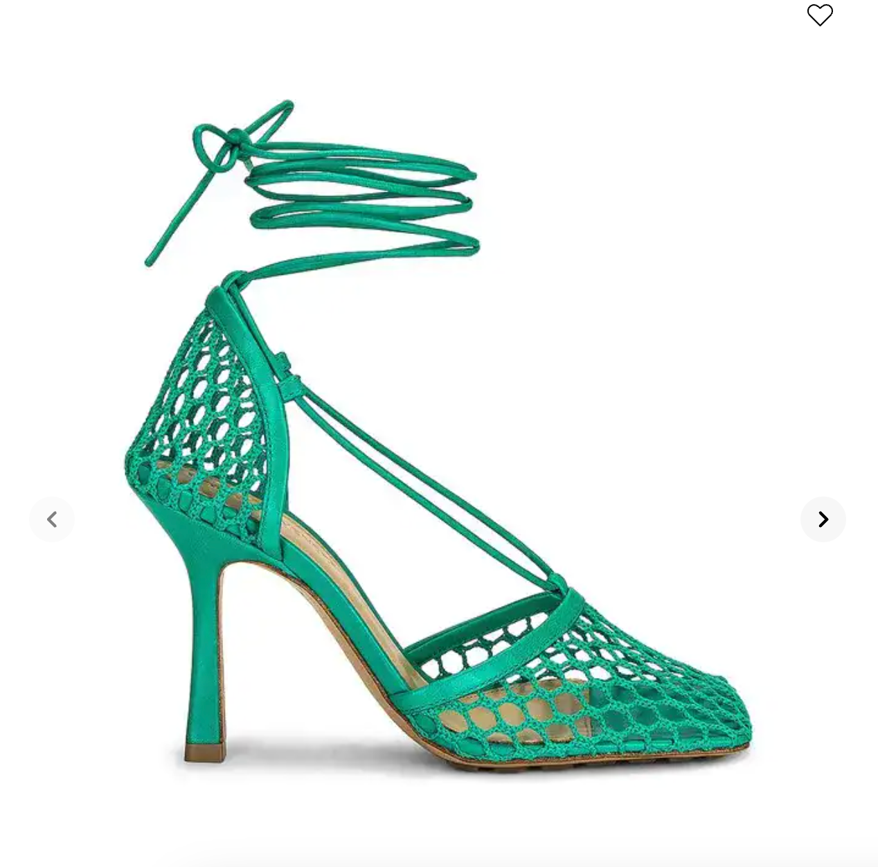 Bottega Veneta Stretch Ankle Strap Sandals in Acid Turquoise - New in Box