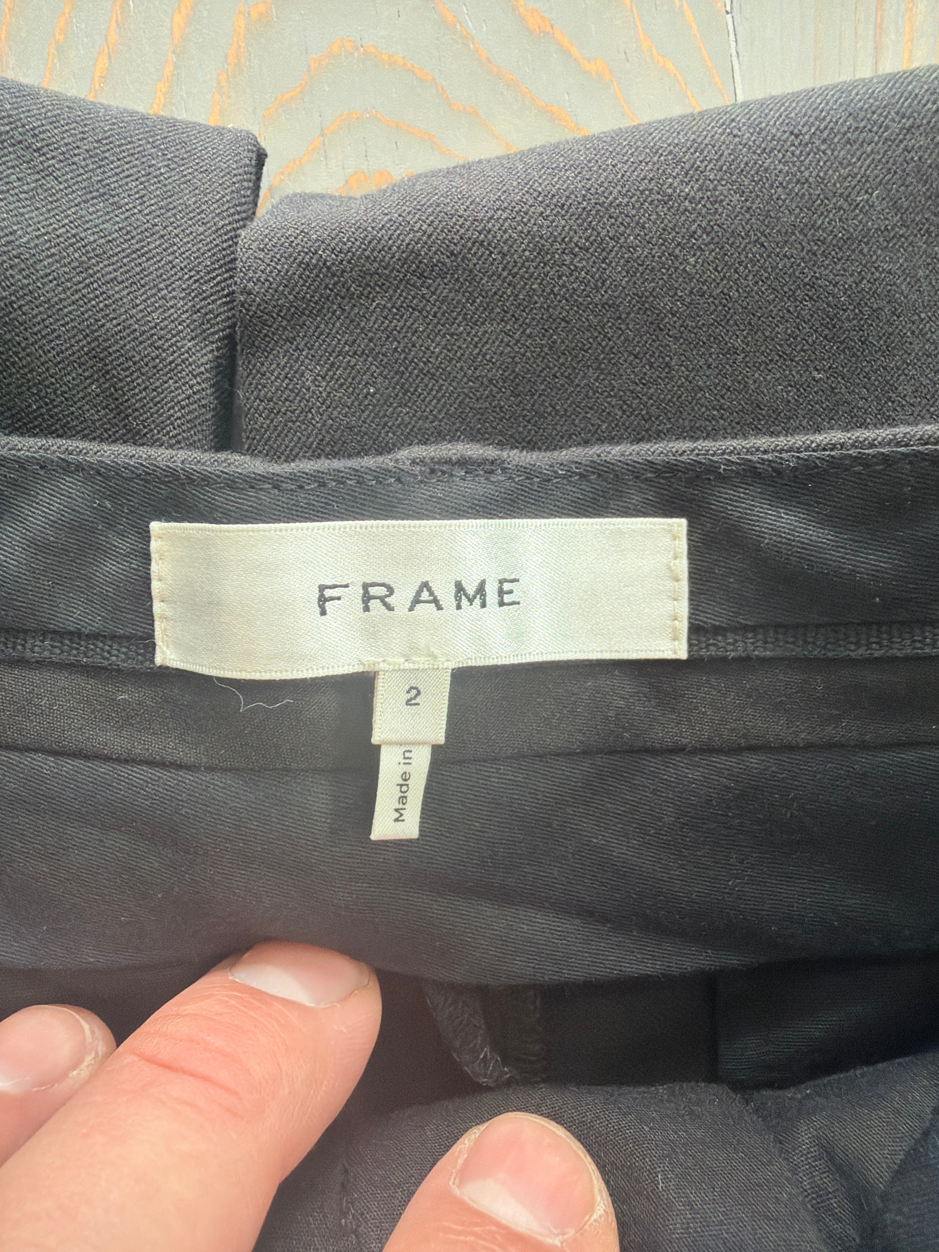 FRAME Crop Kick Flare Trouser - Size 2 - NWT