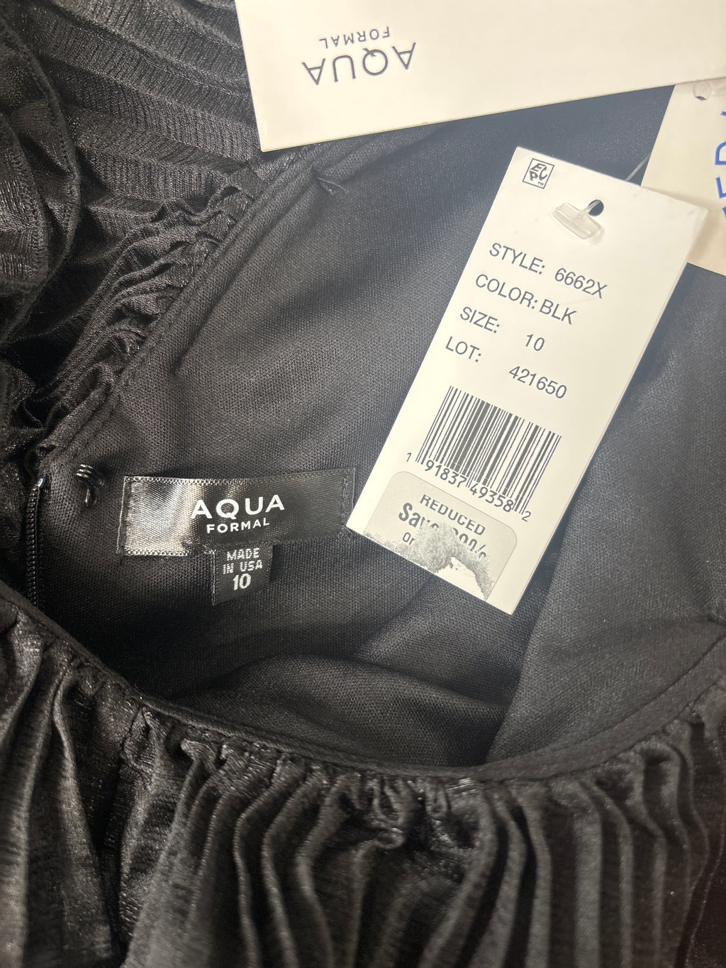 Aqua Scuba Crepe Dress - Size 10 - NWT
