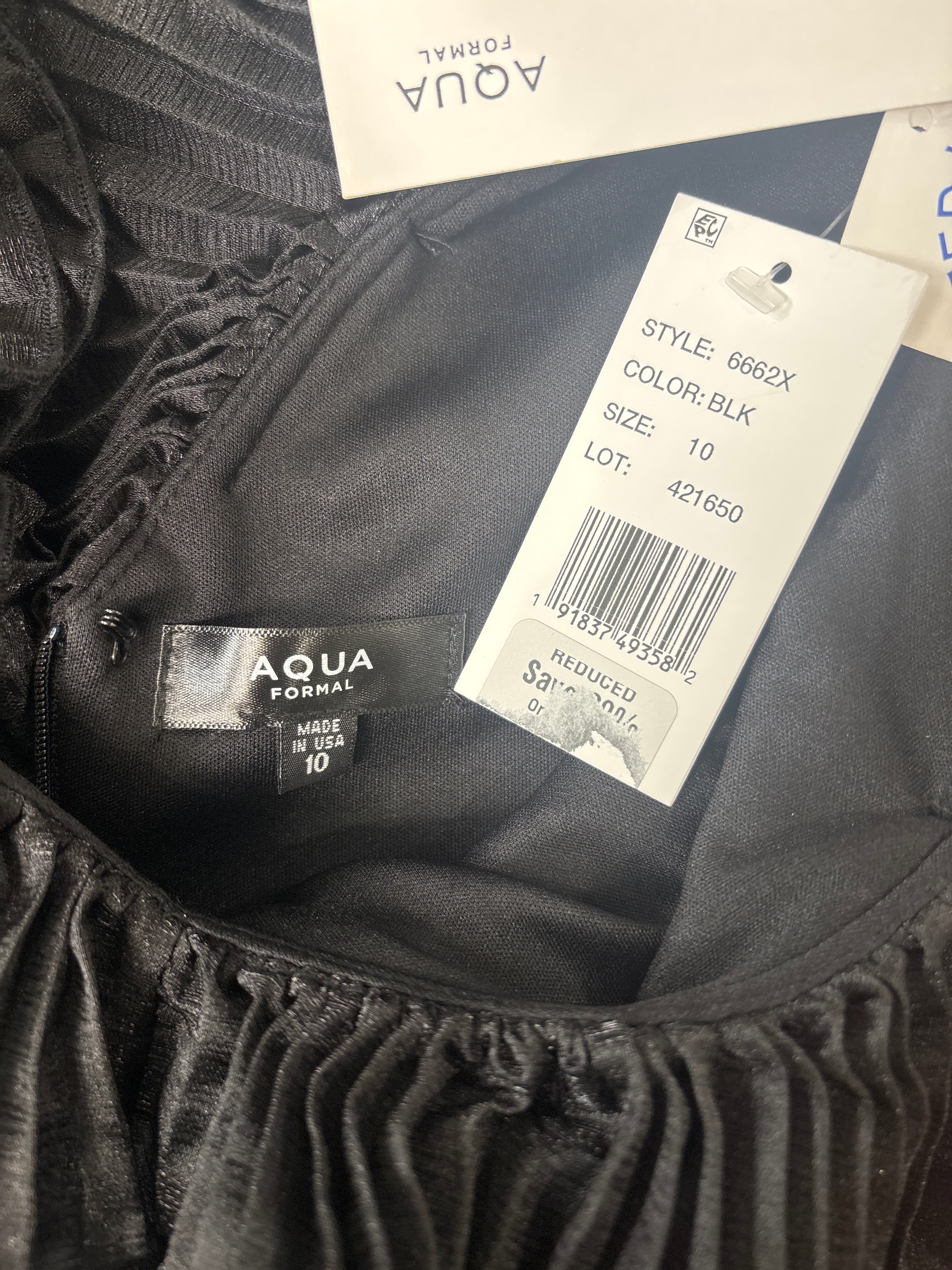 Aqua Scuba Crepe Dress - Size 10 - NWT