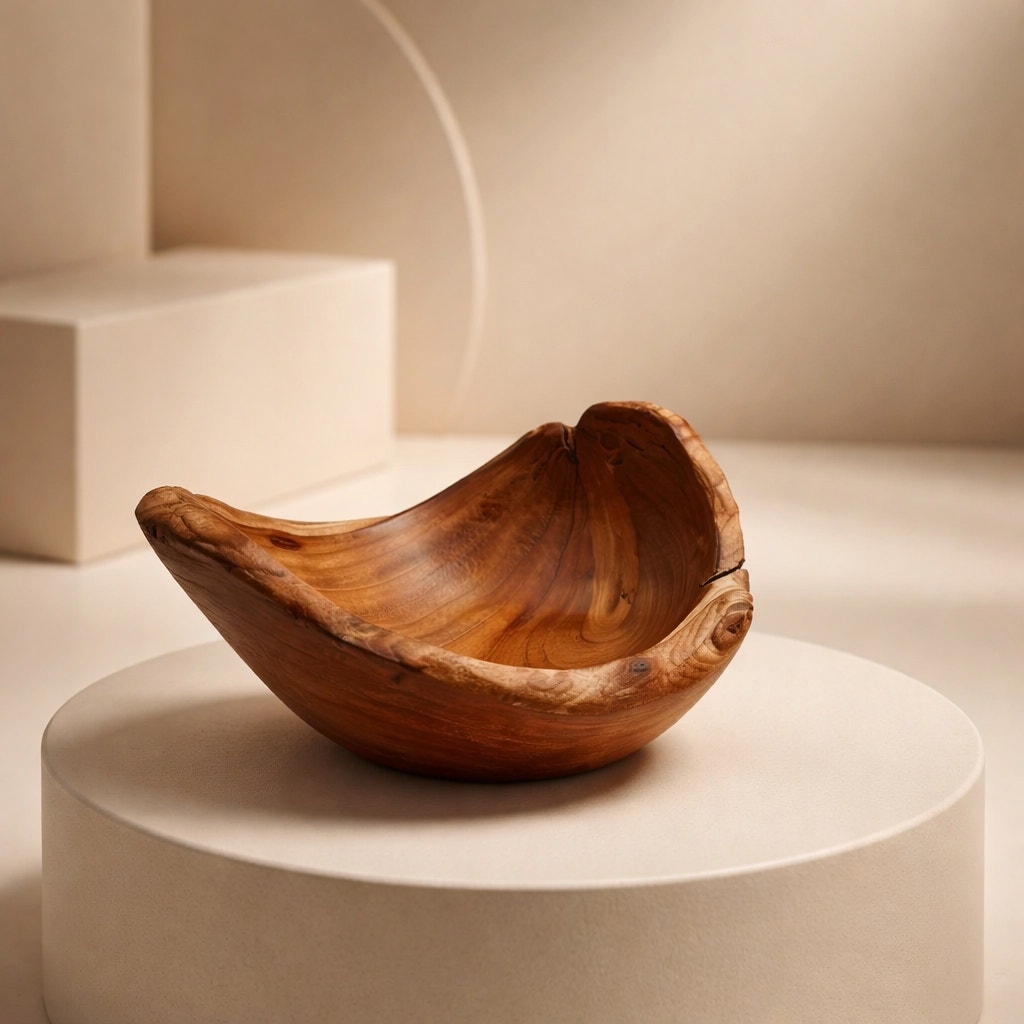 Live Edge Black Cherry Hand Turned Bowl, 7.5 x 5.5 x 2.5 in, food safe finish, rustic decor, functional gift