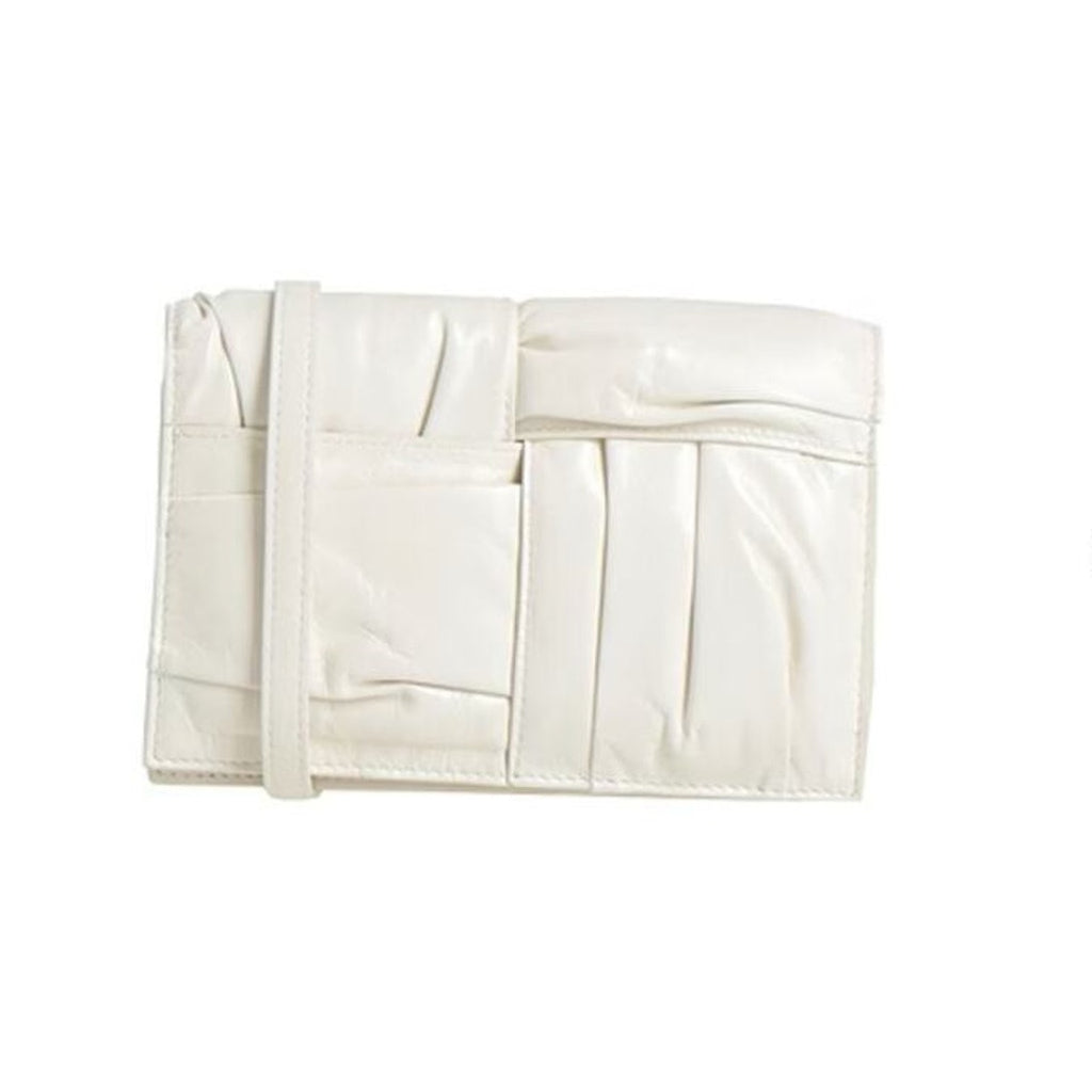 Bottega Veneta Mini Cassette Crossbody Bag | Winter White | NWT | Luxury