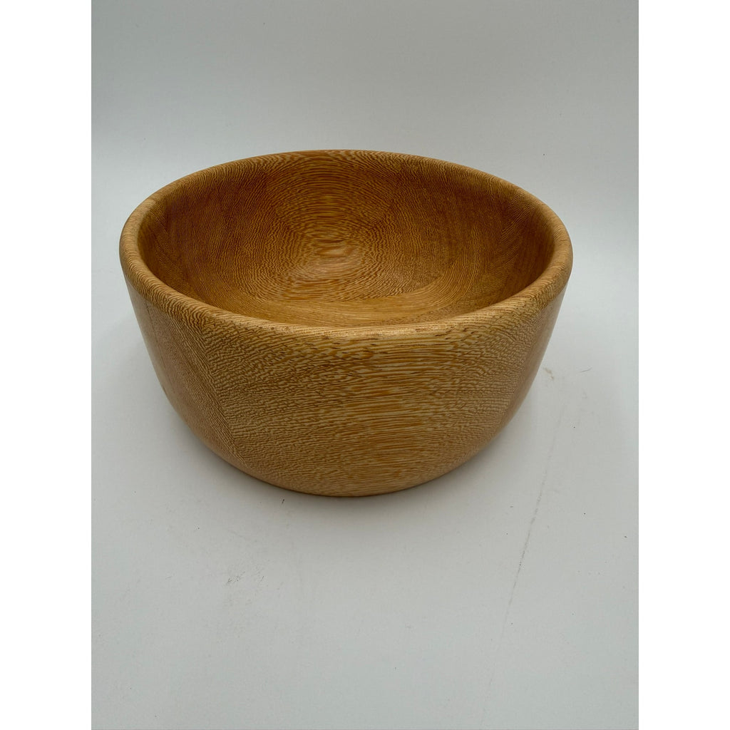 Lati Hardwood Hand Turned Bowl, Handmade Wood Bowl, Unique Wooden Bowl, Functional Kitchenware, Home Decor Bowl