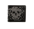 Alexander McQueen Studded Skull Bifold Wallet - Black