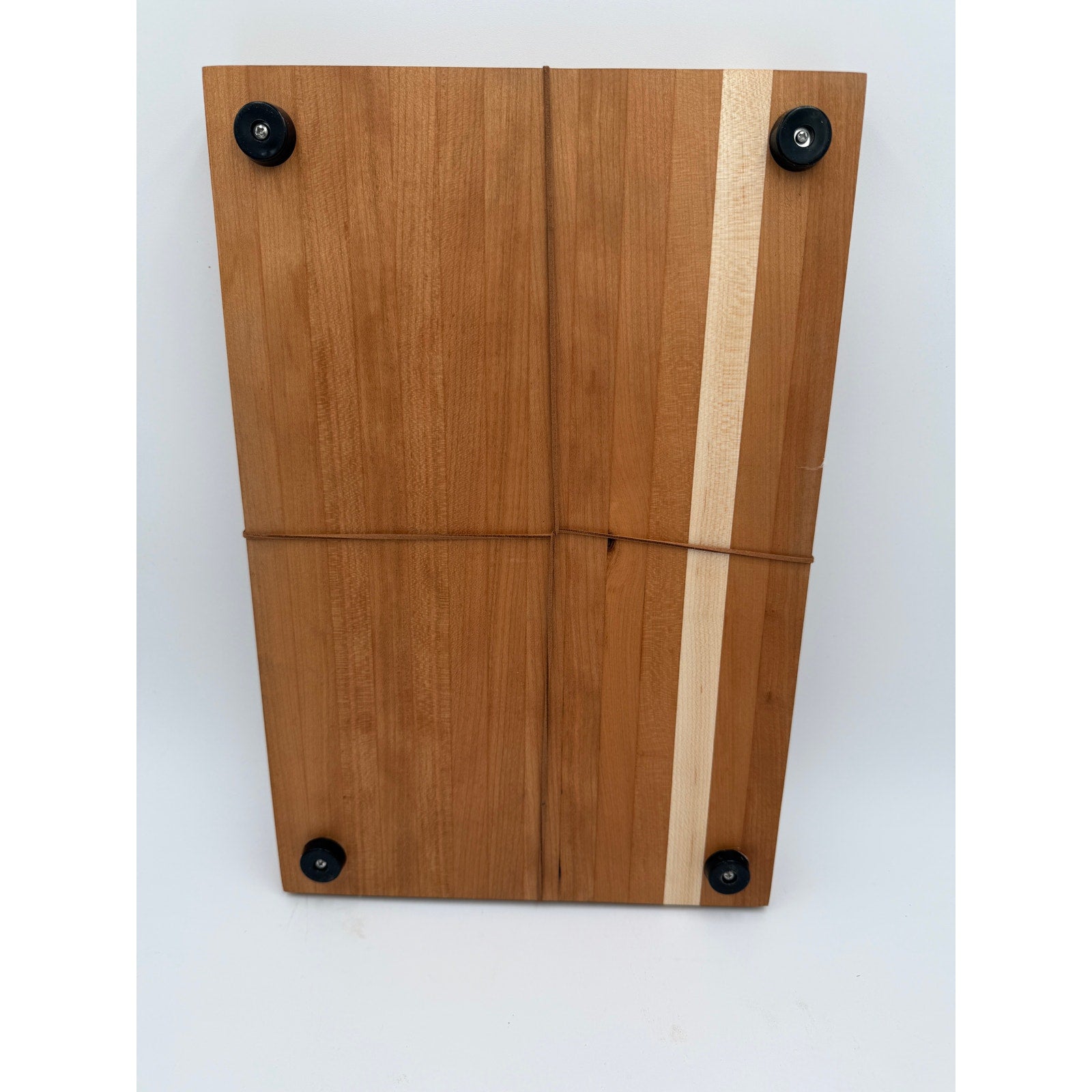 Premium Edge Grain Hardwood Cutting Board, cherry and maple, 16.5 x 11 x 1.5, durable prep board for daily chopping