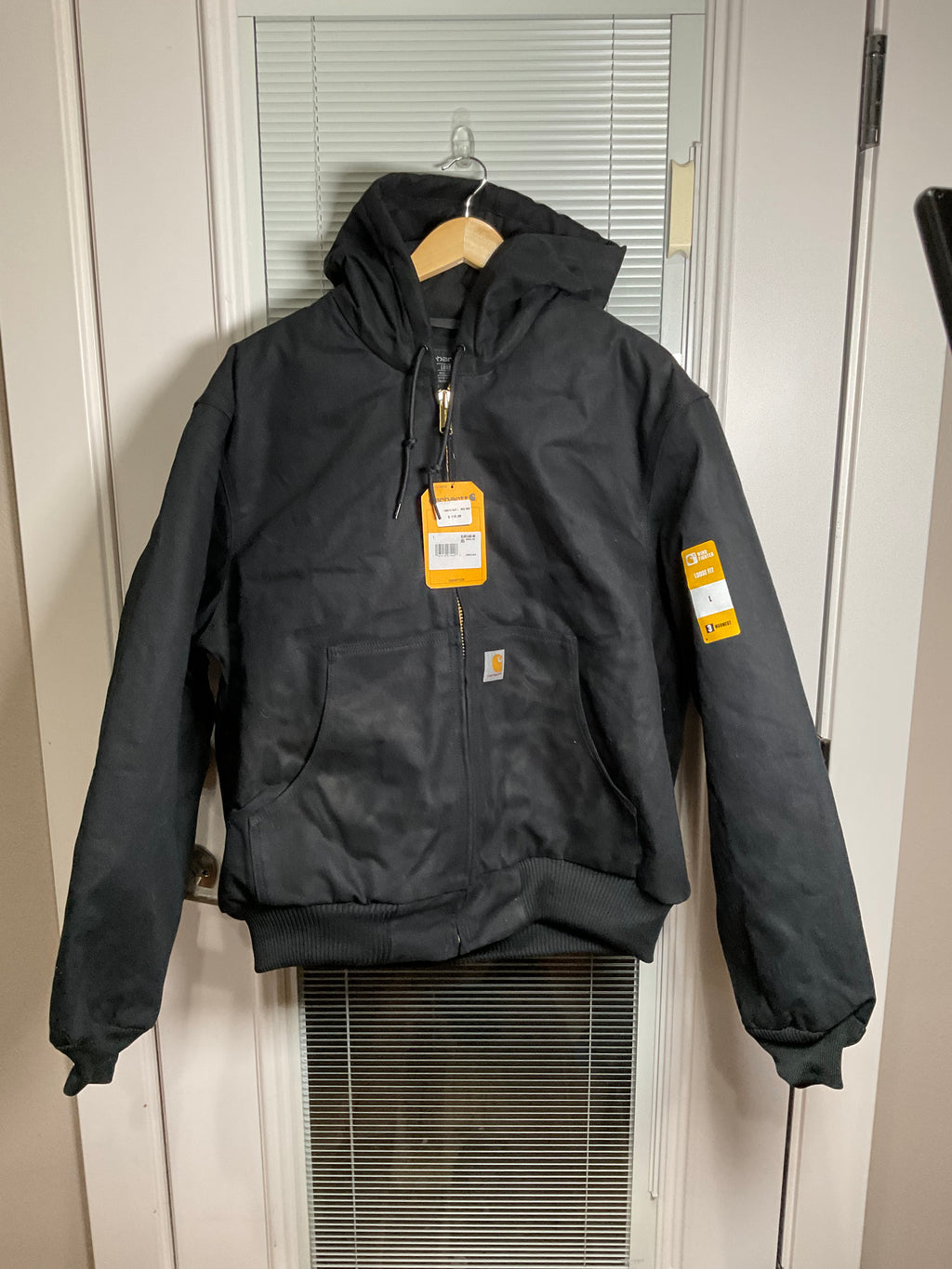Carhartt Wind Fighter Jacket - Duck Insulated Flannel Lined (NWT with Fading)