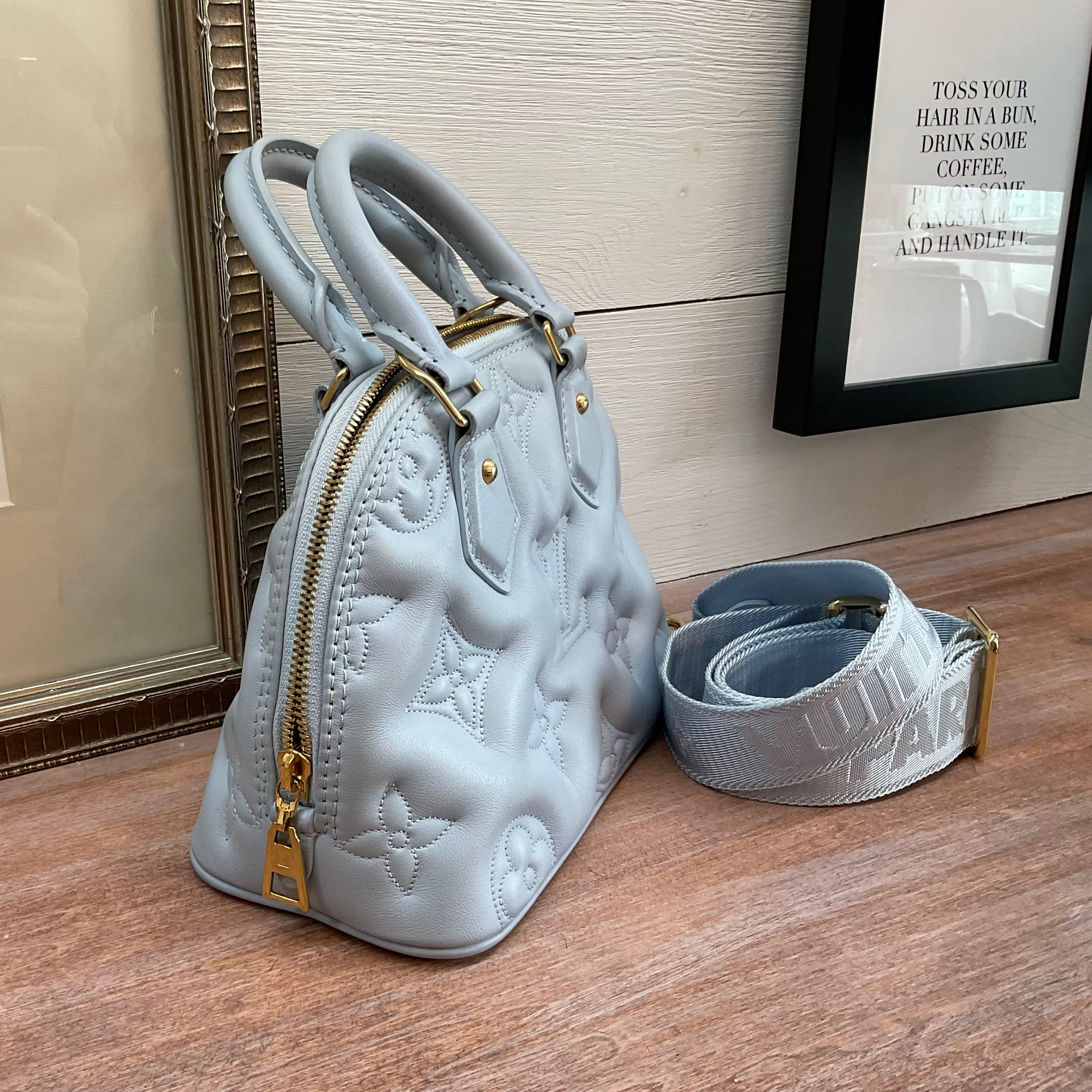 Louis Vuitton BubbleGram Alma BB - Periwinkle Blue
