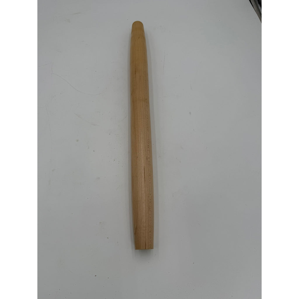 Hand Turned French Rolling Pin for Bakers, 18–20 inch length, tapered ends, smooth finish, quality hardwood, dough and pastry tool