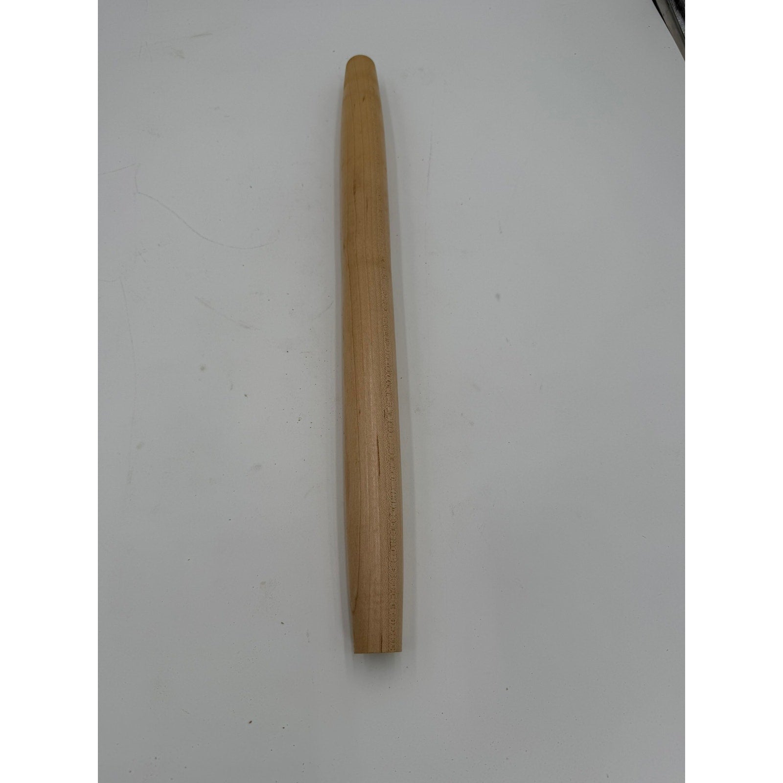 Hand Turned French Rolling Pin for Bakers, 18–20 inch length, tapered ends, smooth finish, quality hardwood, dough and pastry tool