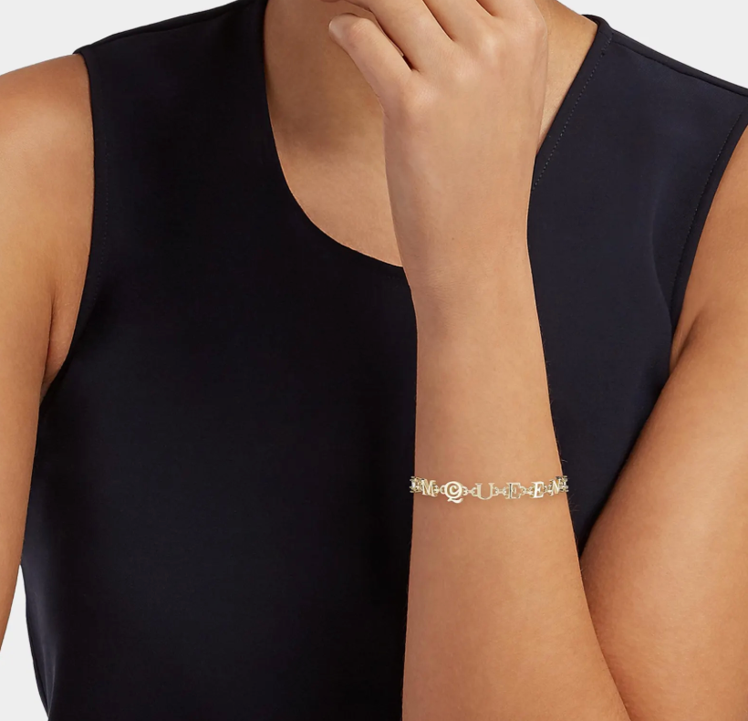 6971 - Alexander McQueen Logo Bracelet - NWT