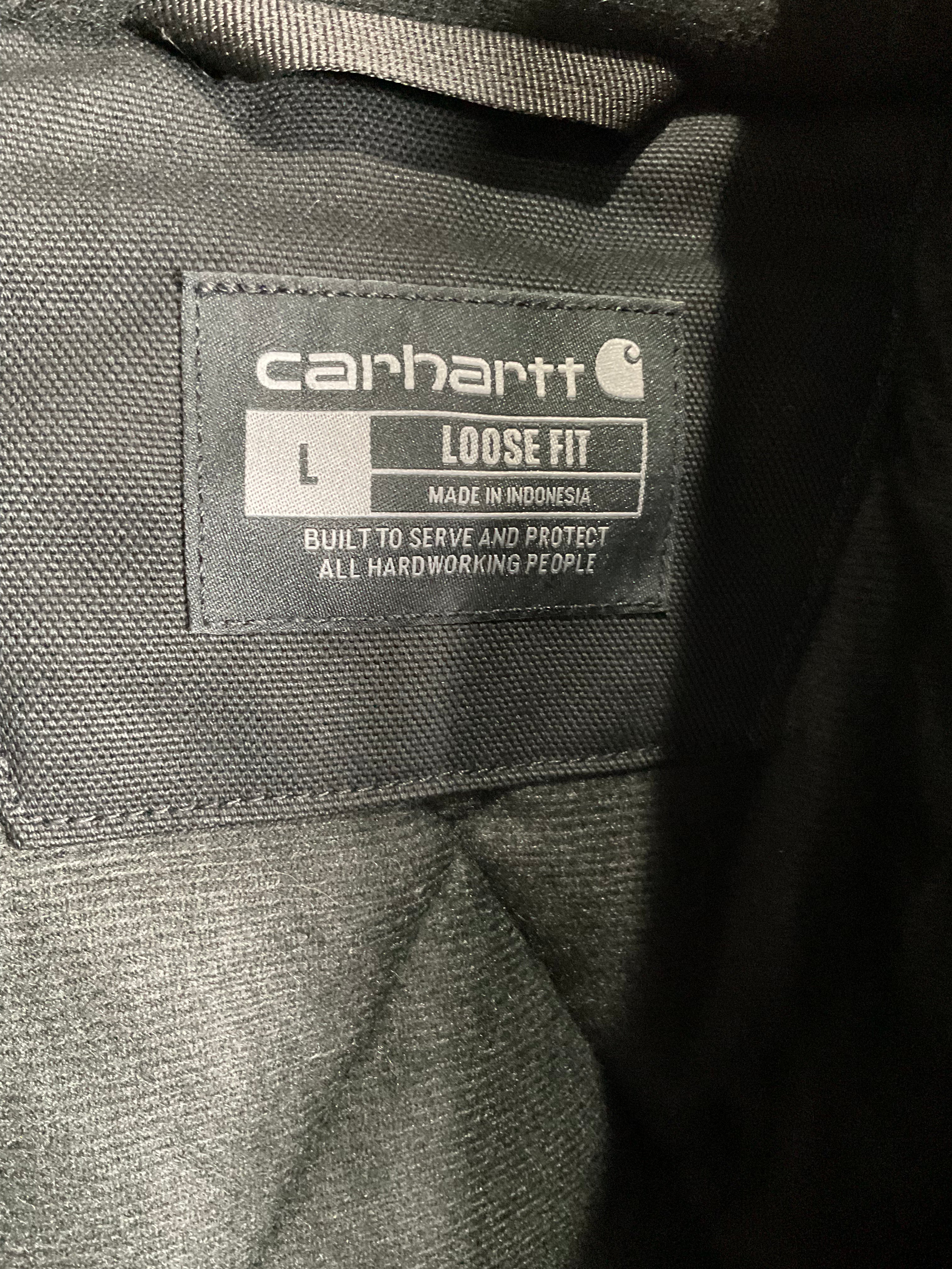 Carhartt Wind Fighter Jacket - Duck Insulated Flannel Lined (NWT with Fading)