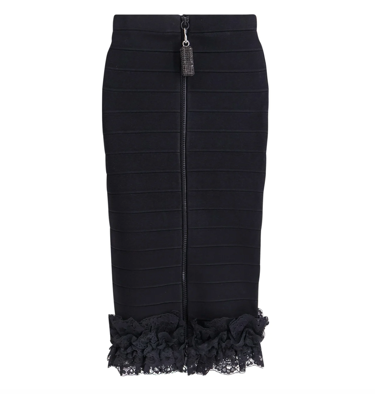 Self Portrait x Christopher Kane ruffle knit midi skirt - Size 8 - NWT