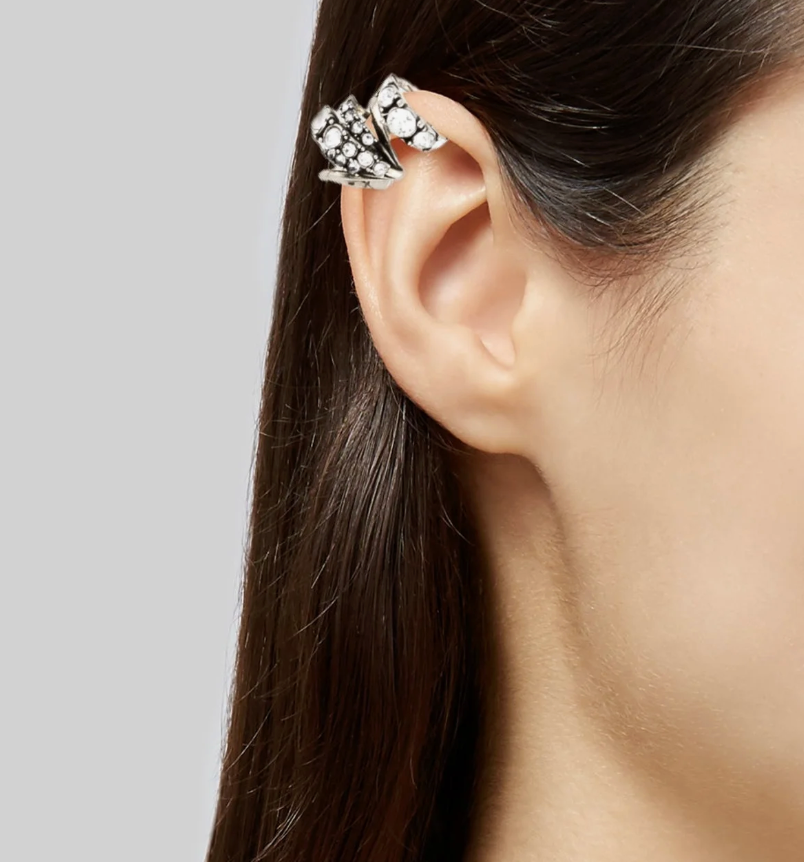 7011 - Alexander McQueen Crystal Ear Cuff