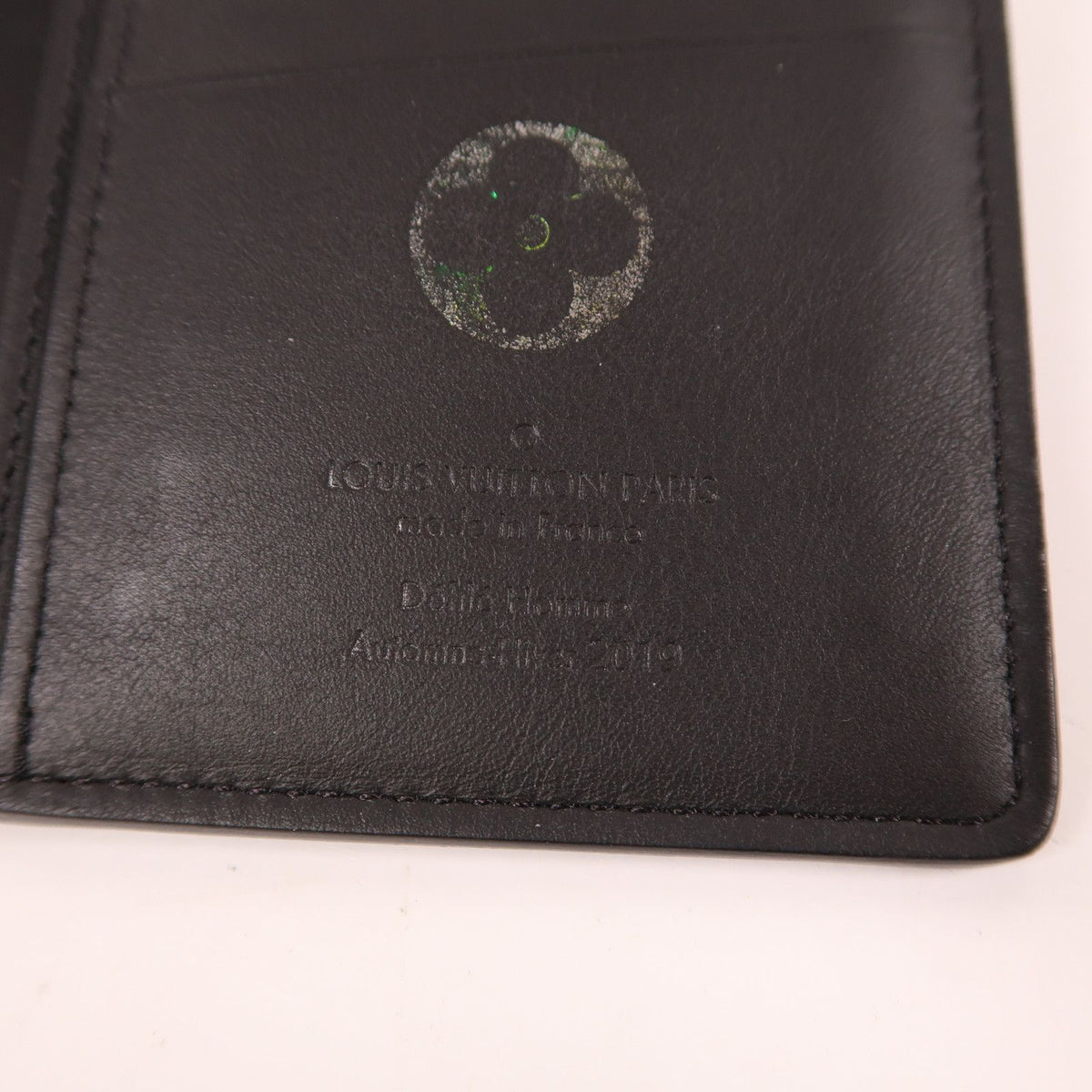 6036 - LOUIS VUITTON Taiga Long Wallet Bifold rainbow Black