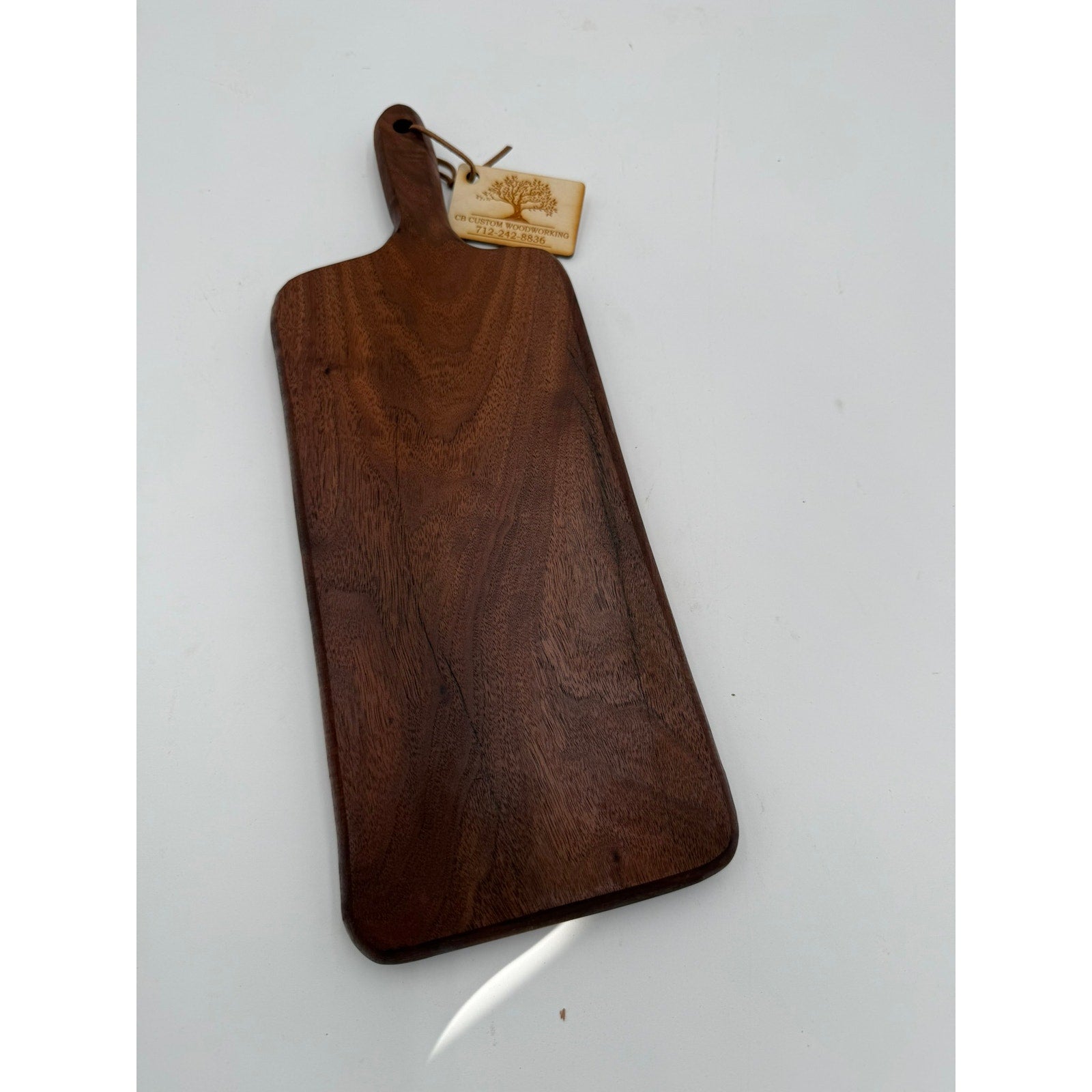Walnut Charcuterie Board With Rich Grain Beauty, 15 x 5.5 x 1 inches, decorative serving tray, functional cutting board, handmade kitchen, o