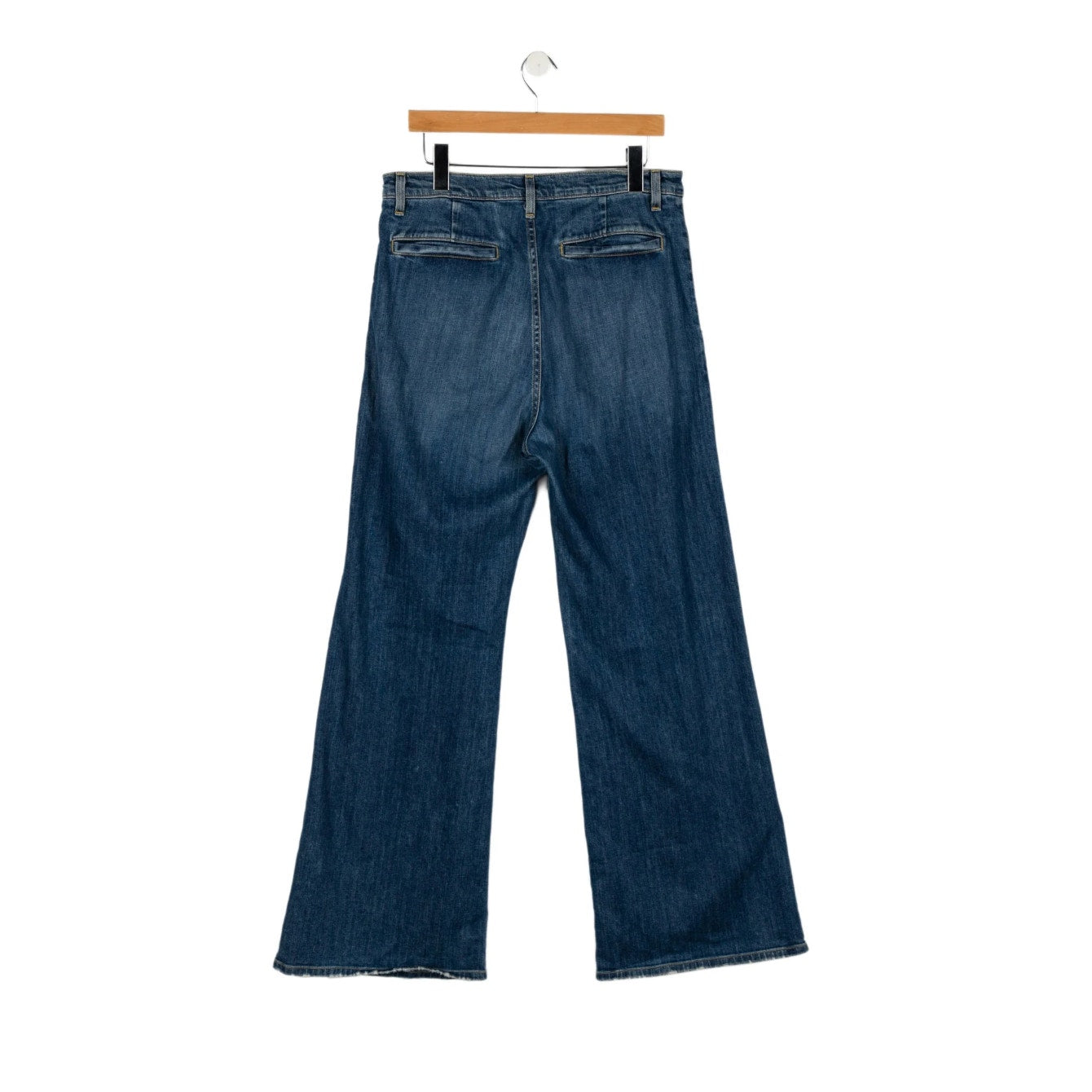 Nili Lotan Flora Wide Leg High Rise Jeans Size 30