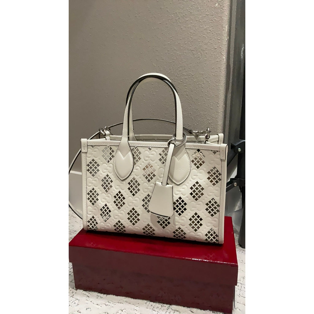 6082 - Gucci Ophidia Small Cutout Tote Bag - NWT