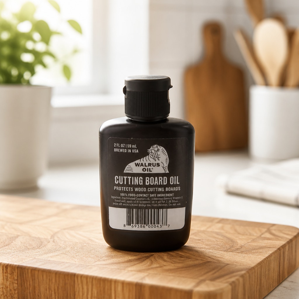 Walrus Oil Cutting Board Finish, 2 fl oz, Food Contact Safe, Wood Conditioner