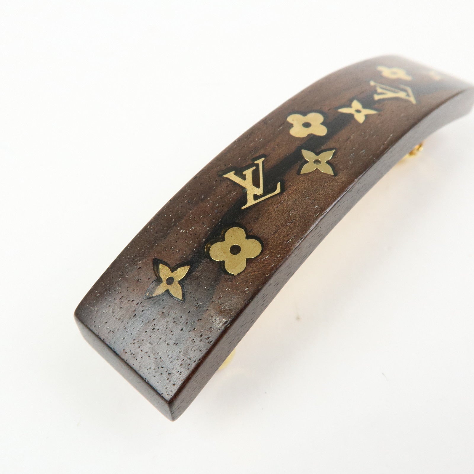 6739 - Louis Vuitton Sylvanie Wooden Hair Barrette