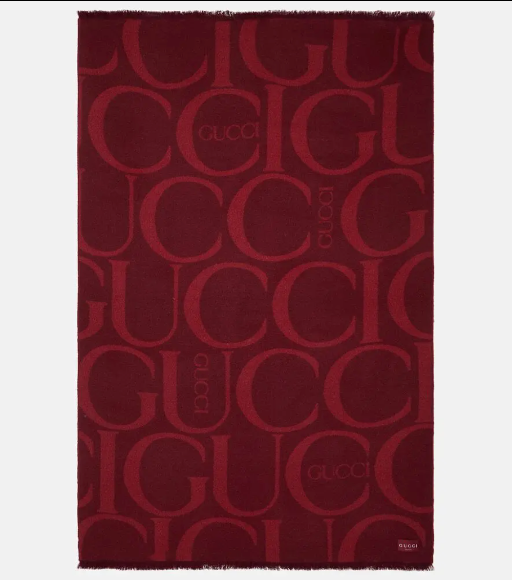 6933 - Gucci Maxi Wool-blend Bouclé Blanket - NWT