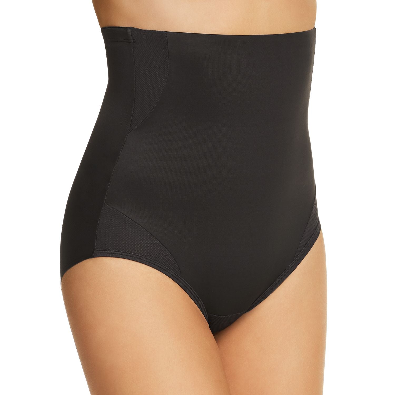 TC Fine Intimates Women's Back Magic - Hi Waist Brief Black Body Shaper - NWT