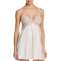 New Flora Nikrooz Rosa Charmeuse Chemise - Luxe Satin Sleepwear - Large