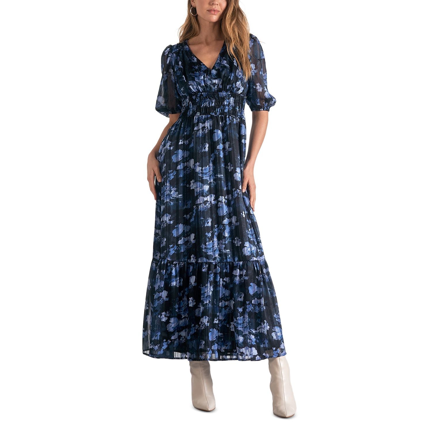 Elan V Neck Maxi Dress - Size XS - NWT