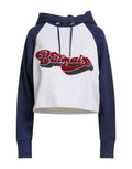 Balmain Cropped Hoodie Sweatshirt - NWT - Large