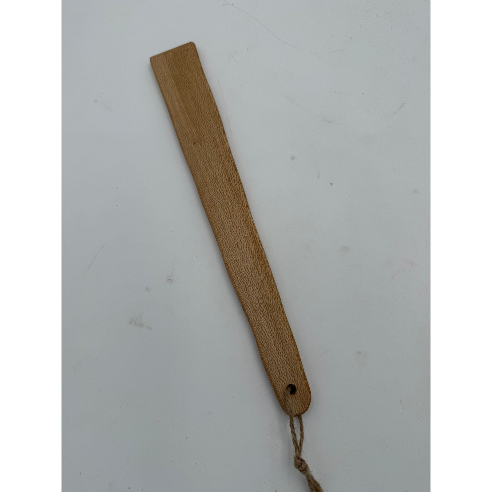 Handmade Wooden Saute Spatula for Skillets, walnut maple and sycamore, 10–12 inch, food safe finish, flat scraper
