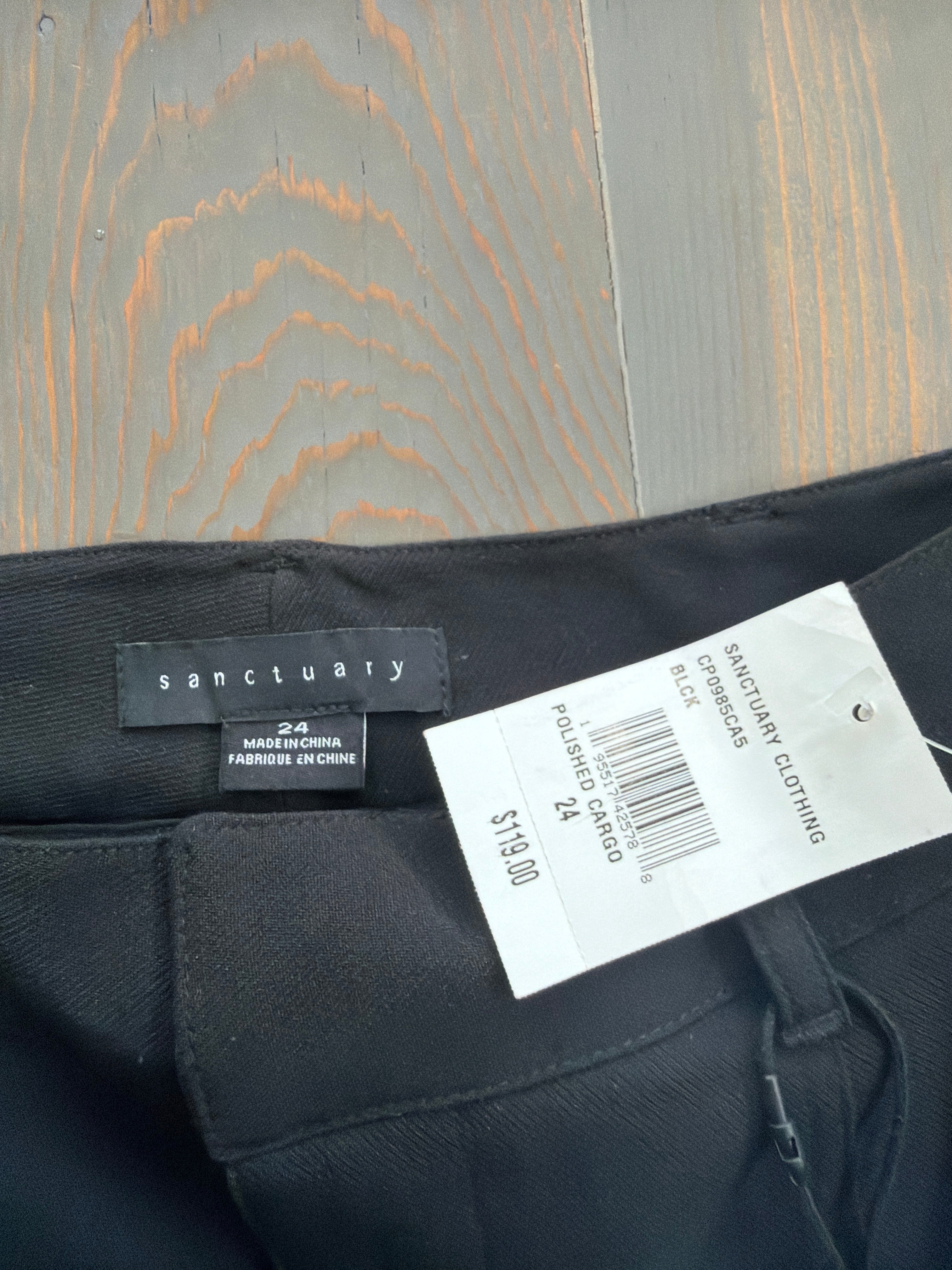 Sanctuary Clothing Polished Cargo - Size 24 - NWT