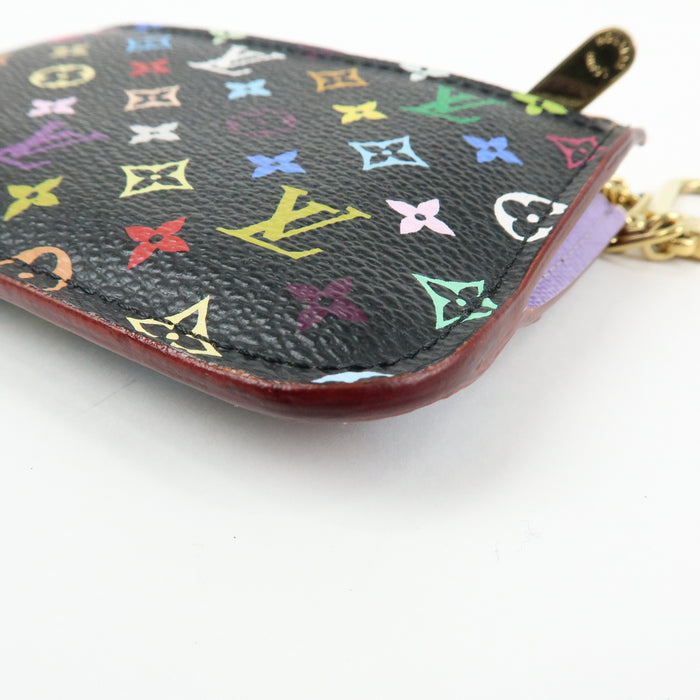6341 Louis Vuitton Monogram Murakami Multicolor Pochette Key Cles