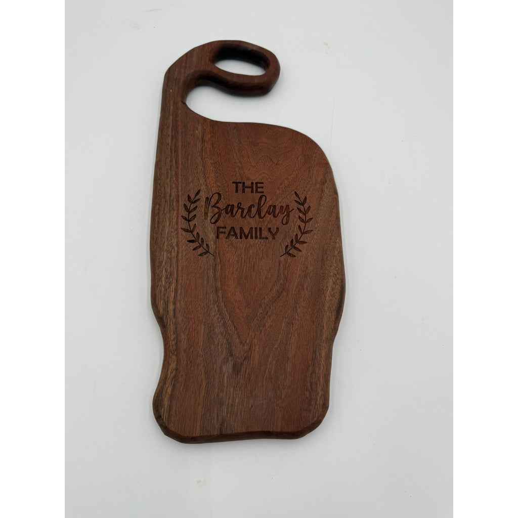Walnut Charcuterie Board with Personalization (+$20)