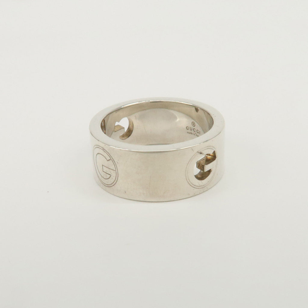7085 - Gucci Logo Metal Ring Sv925 Size 12