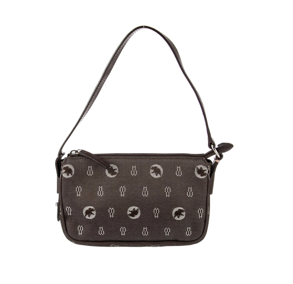 Hunting World Vintage Leather Trim Shoulder Bag