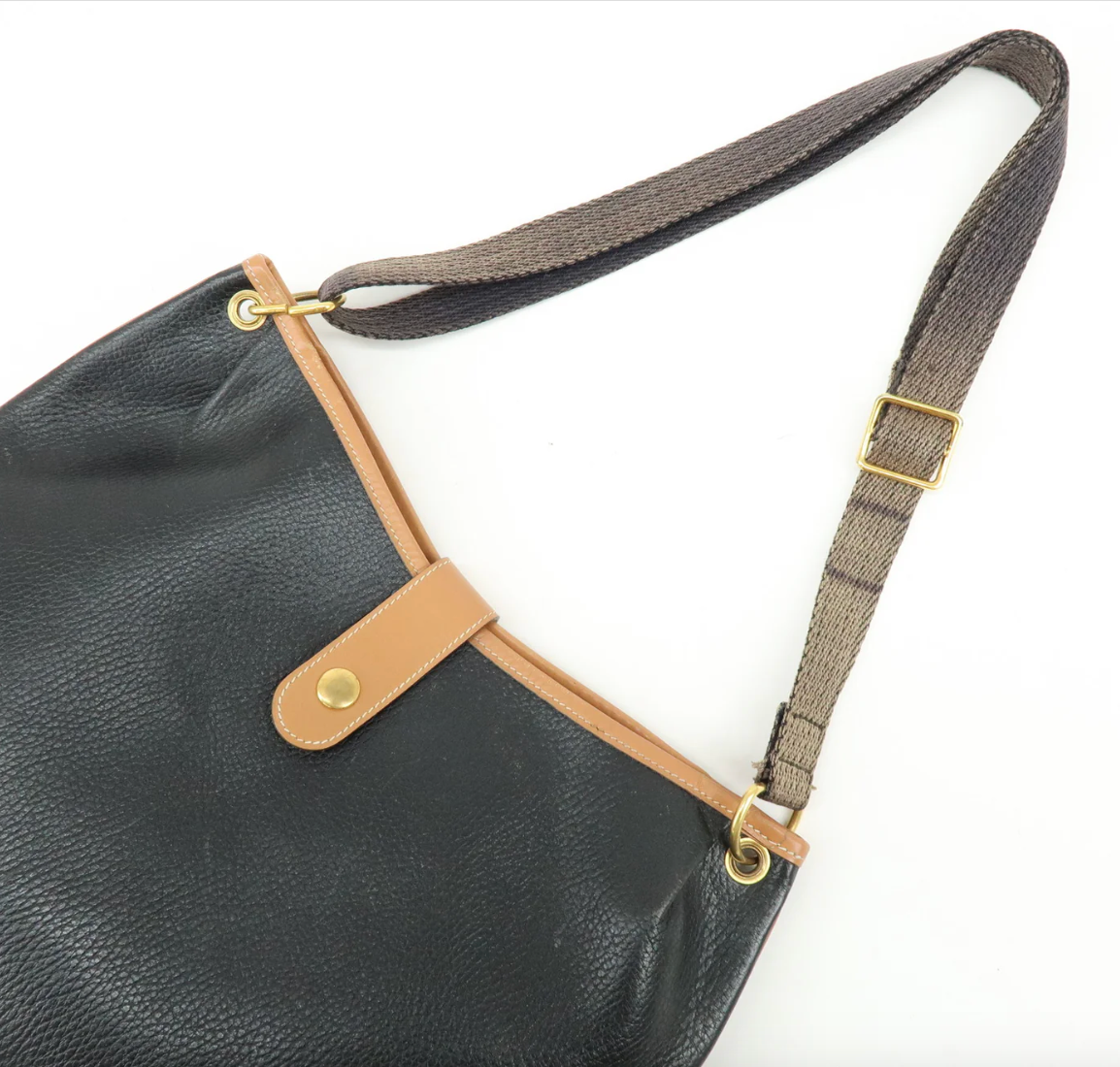 Hermès Ardennes Rodeo Leather Shoulder Crossbody Bag - Black