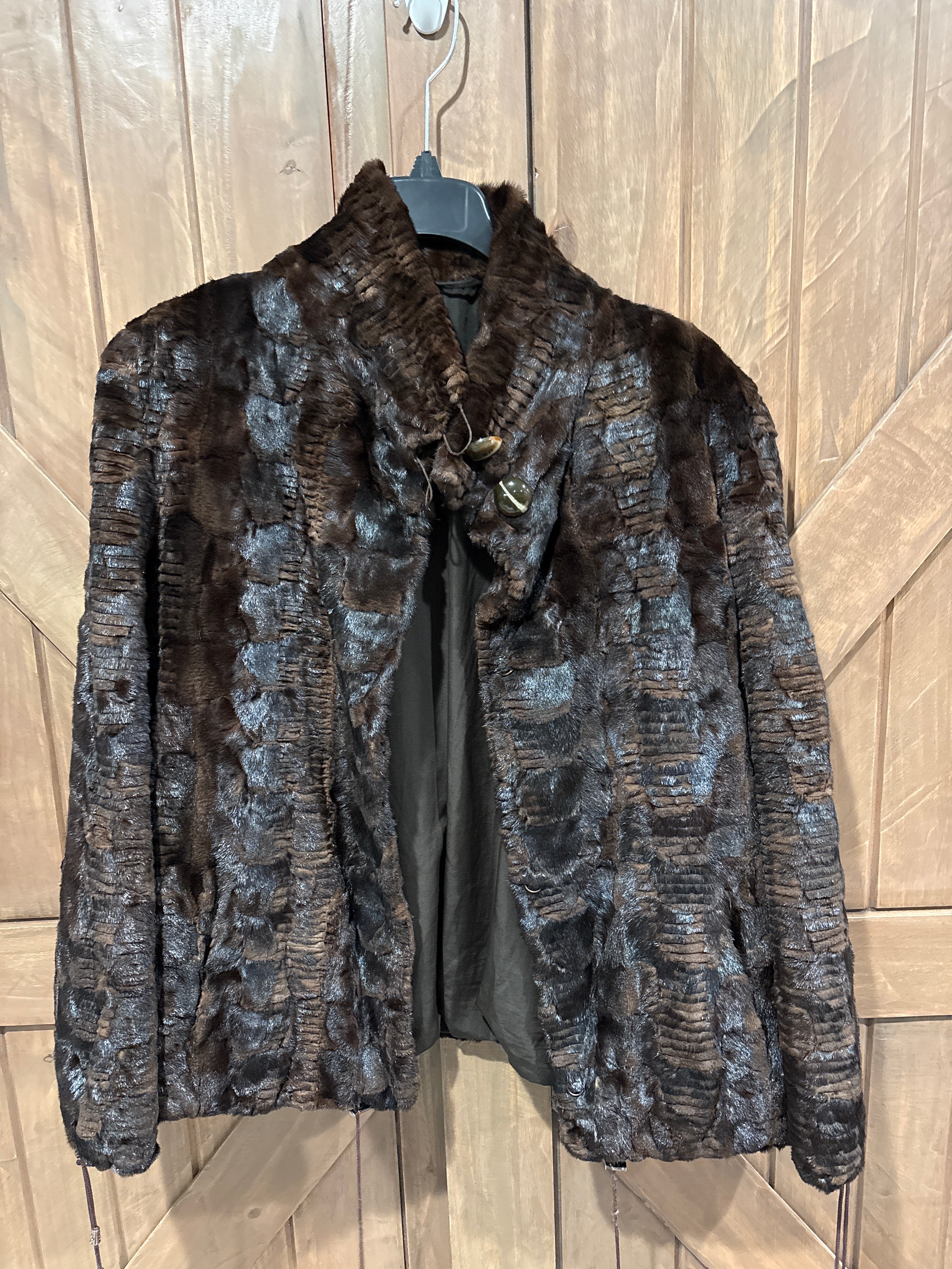 Mink Fur Coat - Womens Size 8