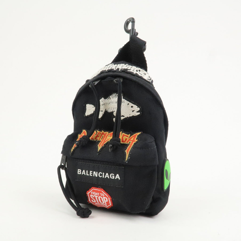 6683 - Balenciaga Logo Nylon Explorer Mini Shoulder Bag