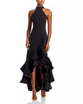 NWT - AQUA Racerback Ruffle Hem Gown  - Size 6
