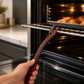 Handmade Wood Oven Push Pull Stick, heat-safe rack pusher, ergonomic handle, walnut ash or padauk, kitchen gift