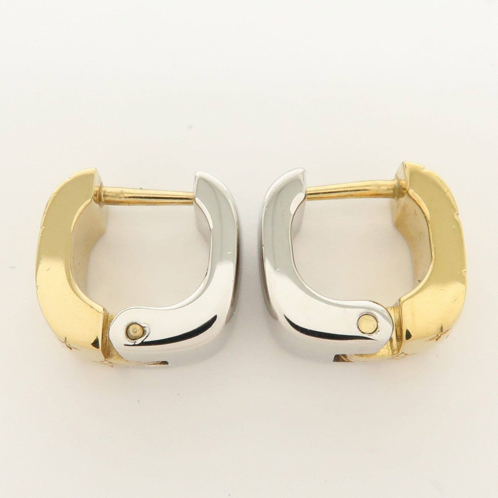 6653 - Louis Vuitton Boucles D’Oreilles Nanogram Metal Earrings